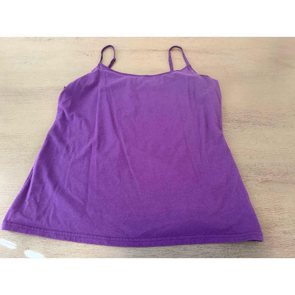purple MIX & CO cami top plus size 1X